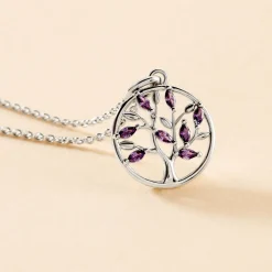 Collier Venka Argent Blanc Oxyde De Zirconium