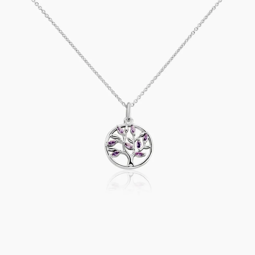 Collier Venka Argent Blanc Oxyde De Zirconium