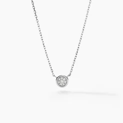 Collier Violanda Or Blanc Diamant