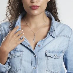 Collier Violka Argent Blanc