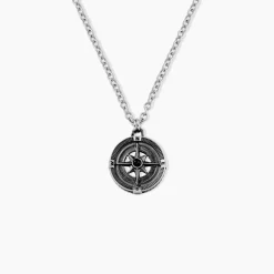 Collier Yoan Acier Blanc