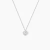 Collier Yvannah Argent Blanc Oxyde De Zirconium