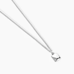 Collier Zac Argent Blanc