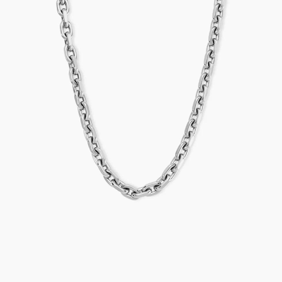 Collier Zacario Acier Blanc