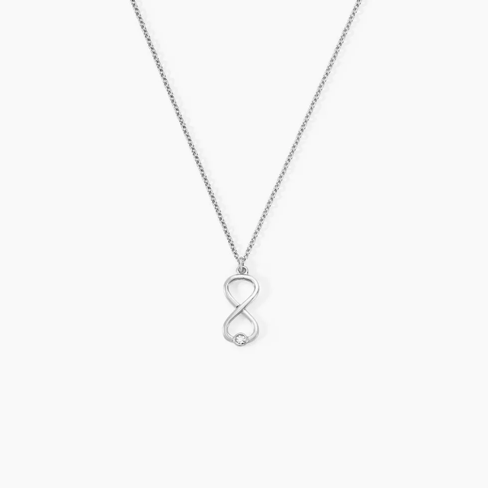 Collier Zayra Argent Blanc Oxyde De Zirconium