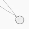 Collier Zealie Argent Blanc Nacre