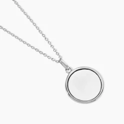 Collier Zealie Argent Blanc Nacre