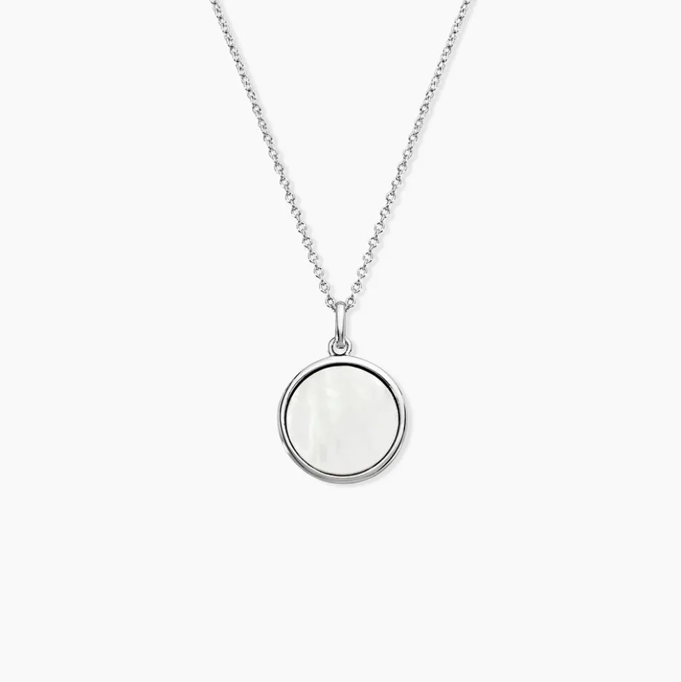 Collier Zealie Argent Blanc Nacre