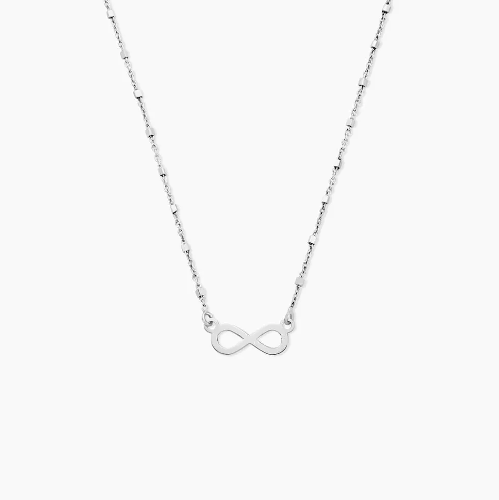 Collier Zelee Argent Blanc