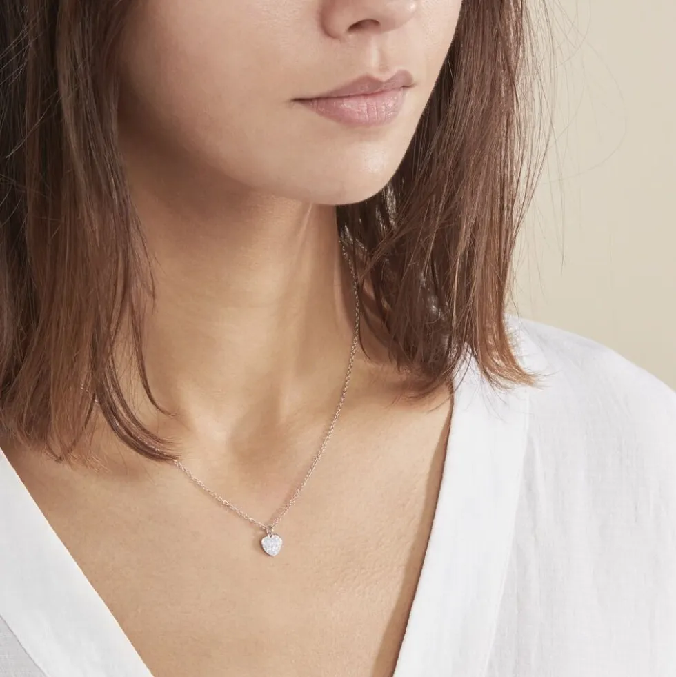 Collier Zilla Argent Blanc