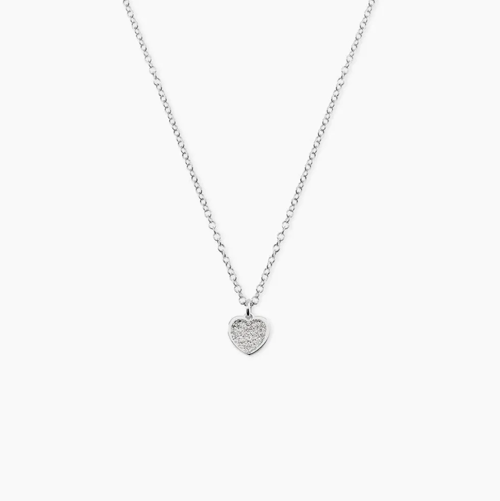 Collier Zilla Argent Blanc