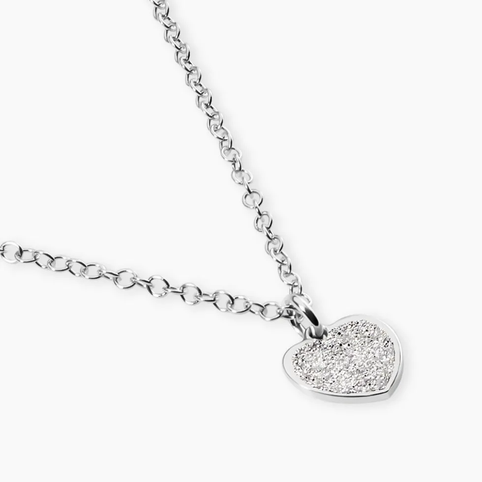 Collier Zilla Argent Blanc