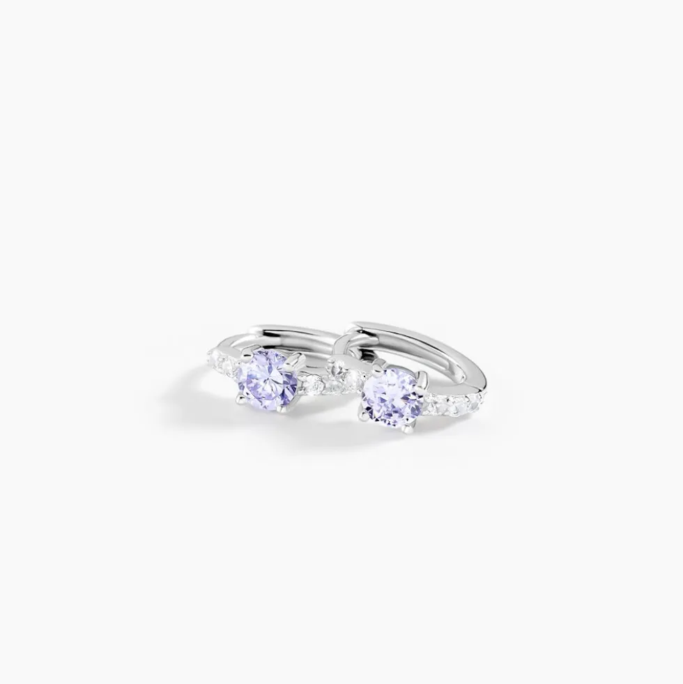 Creoles Rio Argent Blanc Oxyde De Zirconium