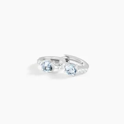 Creoles Rio Argent Blanc Oxyde De Zirconium