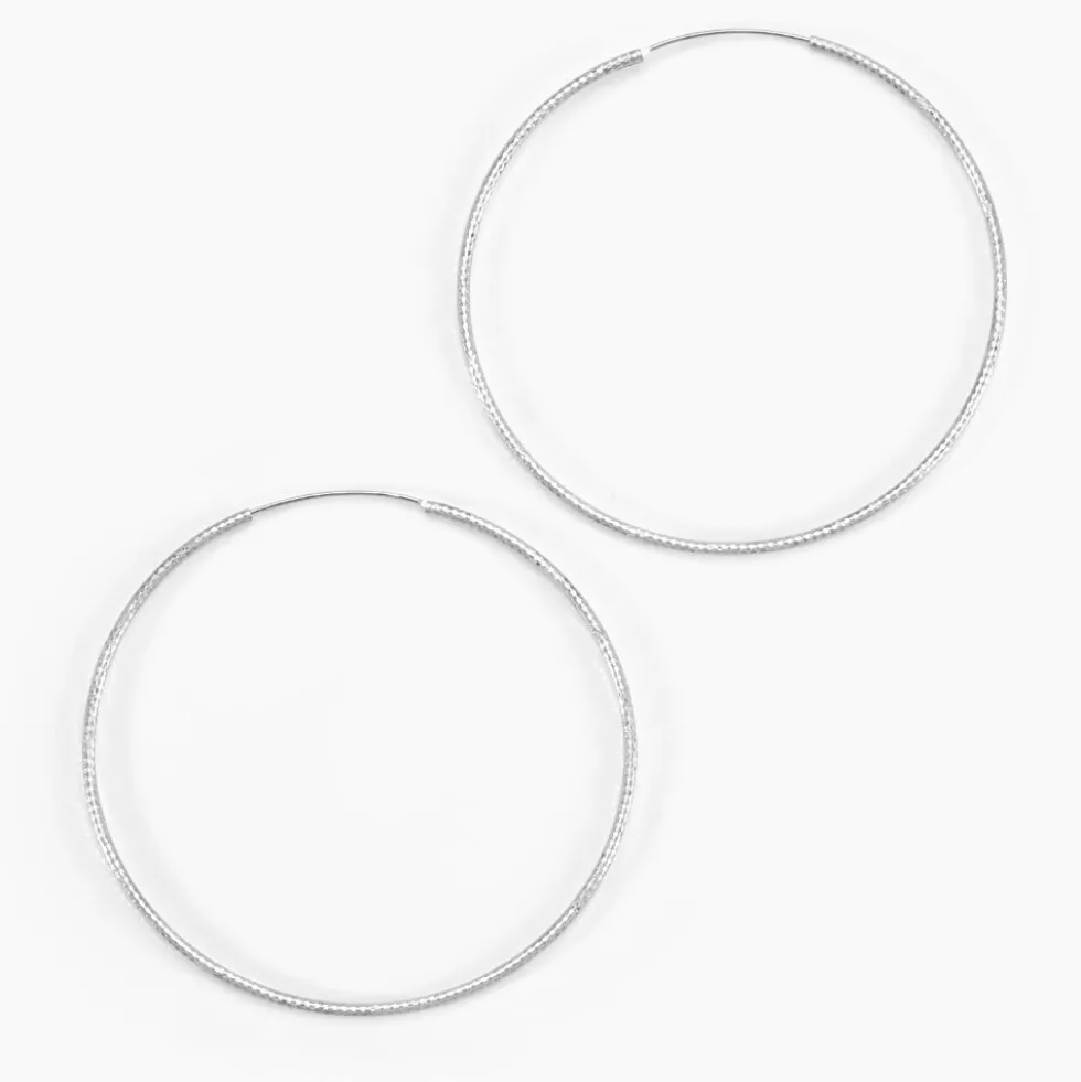 Créoles Argent Blanc Agathe
