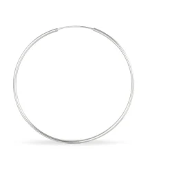 Créoles Argent Blanc Olympia