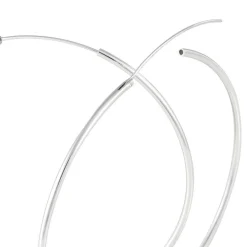 Créoles Argent Blanc Olympia