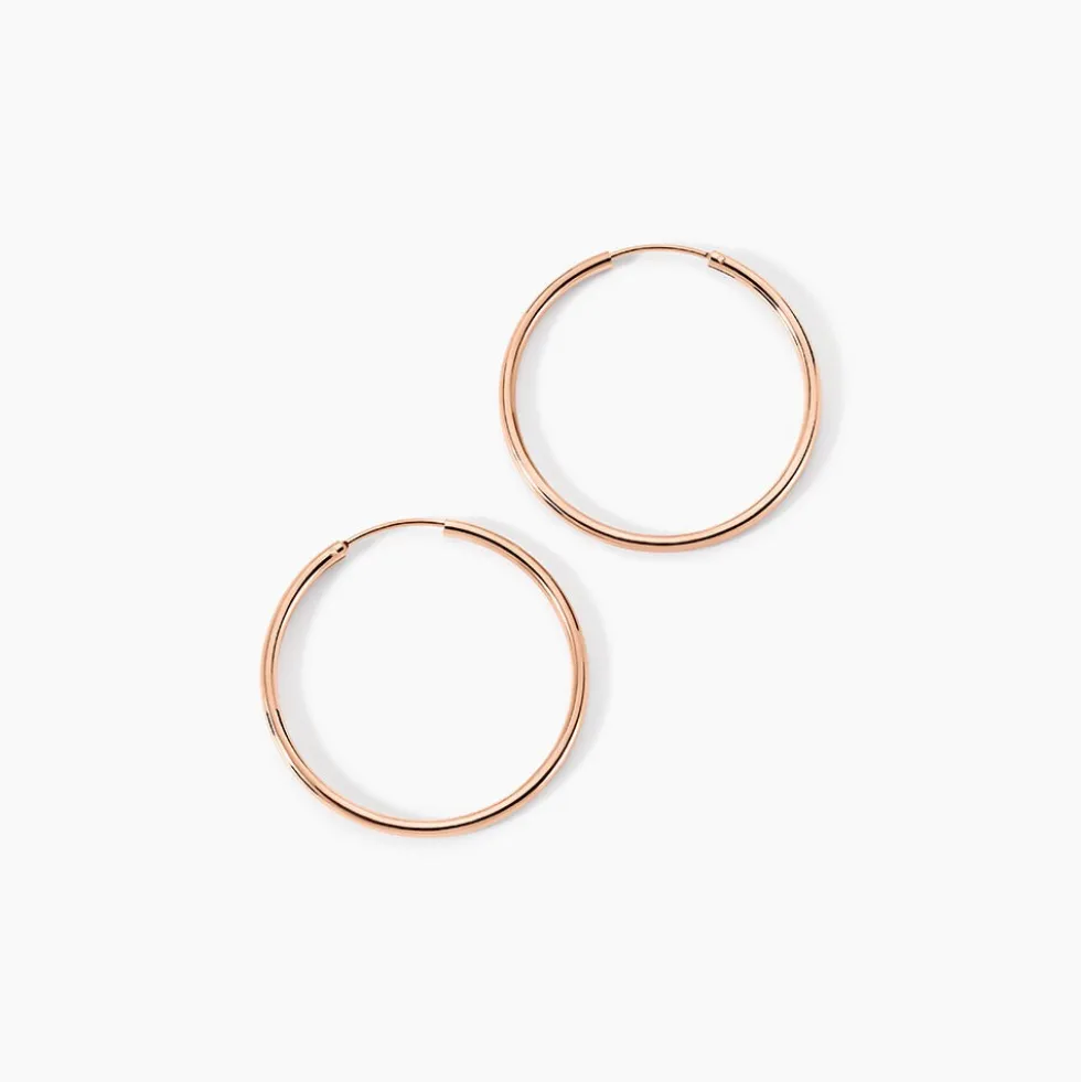 Créoles Argent Rose Olympia
