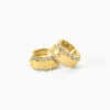 Créoles Guess Just Acier Jaune Oxyde De Zirconium