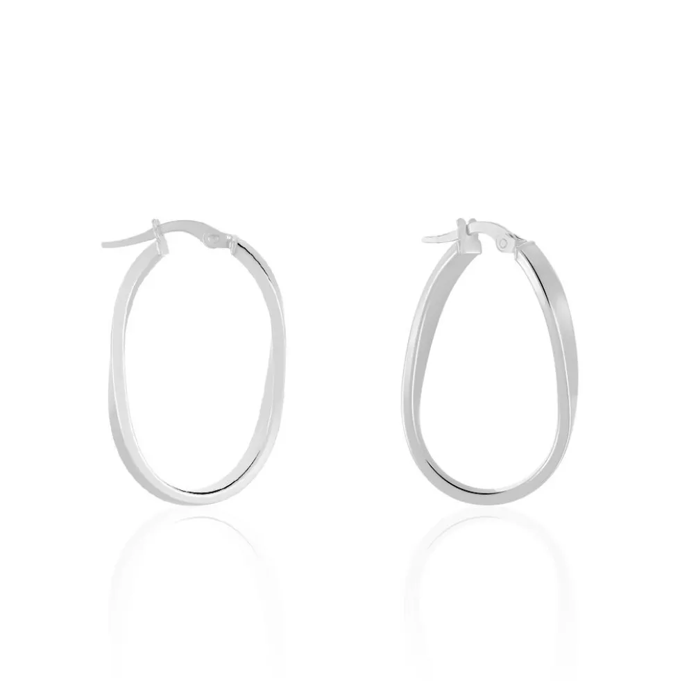 Créoles Silla Or Blanc