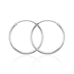 Créoles Argent Blanc Najiha