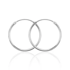 Créoles Argent Blanc Najiha