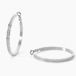 Créoles Guess Color My Day Acier Blanc Oxyde De Zirconium