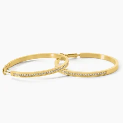 Créoles Guess Color My Day Acier Jaune Oxyde De Zirconium