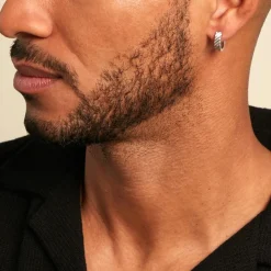 Créoles Orace Argent Blanc