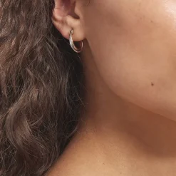 Créoles Tita Or Bicolore