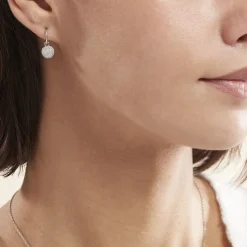 Créole Unitaire Argent Blanc Donelle Oxyde De Zirconium