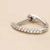 Créole Unitaire Aryanna Or Blanc Diamant