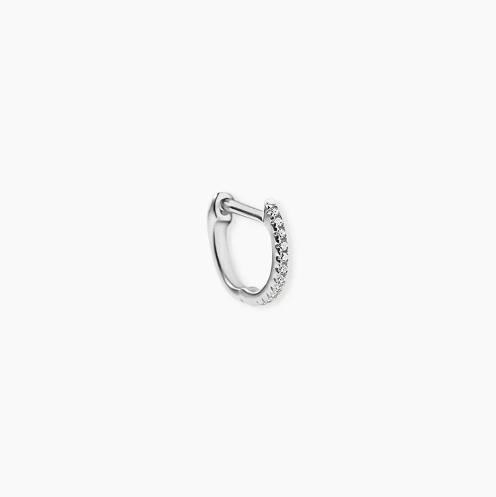 Créole Unitaire Aryanna Or Blanc Diamant