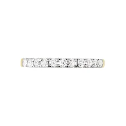 Demi Alliance Pristina Ld Or Jaune Diamant Synthetique