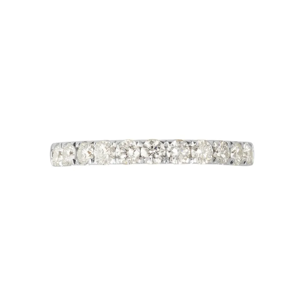 Demi Alliance Pristina Or Jaune Diamant Synthétique