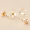 Fermoir Boucle D'oreille Silicone Or Jaune