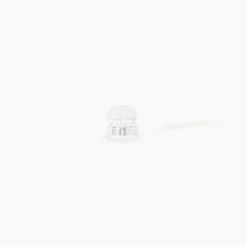 Fermoir Boucle D'oreille Silicone Or Blanc