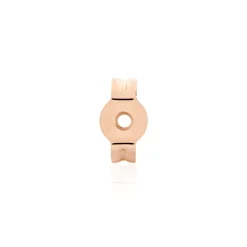 Fermoir Papillon Boucle D'oreille Or Rose