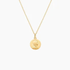 Medaille Or Jaune Vierge