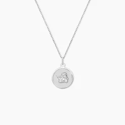 Medaille Or Blanc Hannae