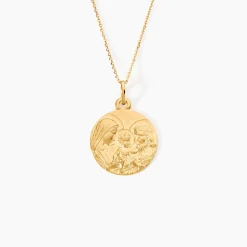 Medaille Or Jaune Sainte Famille