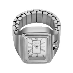 Montre Bague Fossil Raquel Watch Ring Argenté