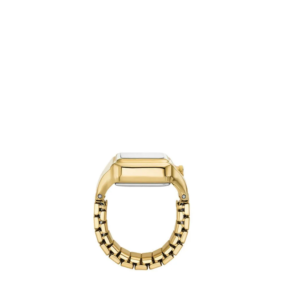 Montre Bague Fossil Raquel Watch Ring Doré