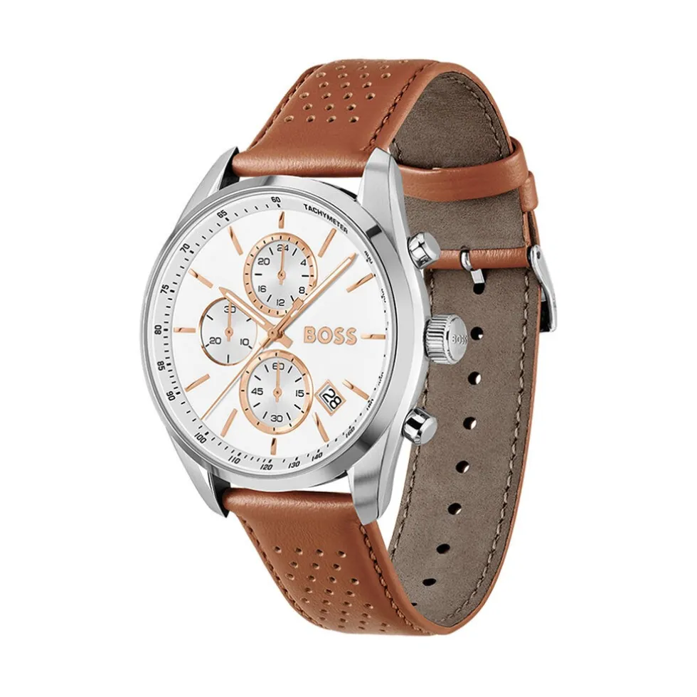 Montre Boss Grand Prix 44 Blanc