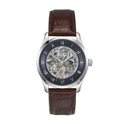 Montre Boss Principle Skeleton Bleu