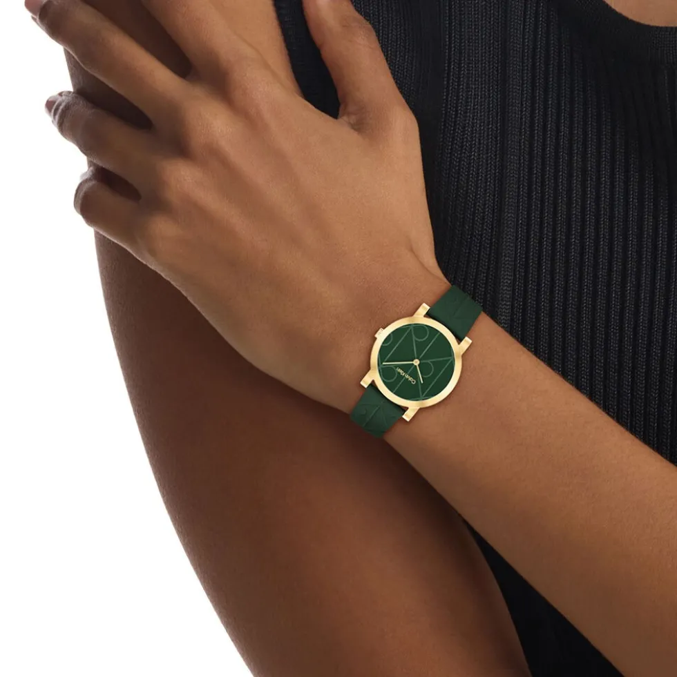 Montre Calvin Klein Monogram Vert