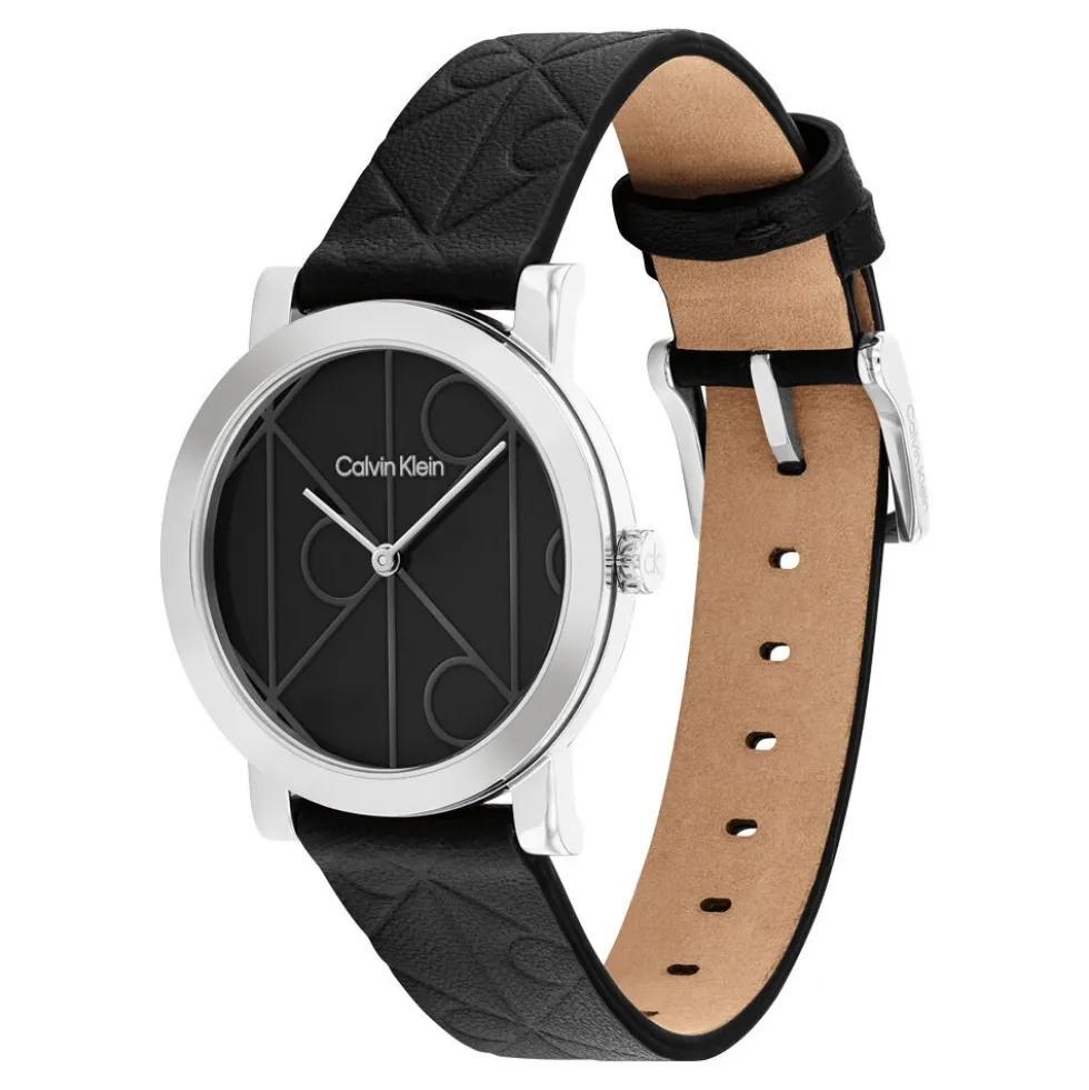 Montre Calvin Klein Monogram Noir