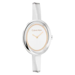 Montre Calvin Klein Twisted Bezel Blanc