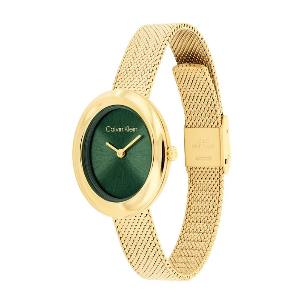 Montre Calvin Klein Twisted Bezel 24 Vert