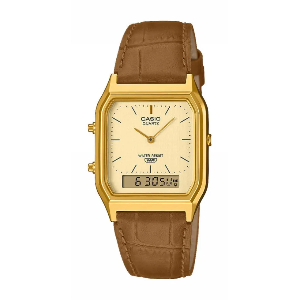 Montre Casio Collection Aq230 Doré